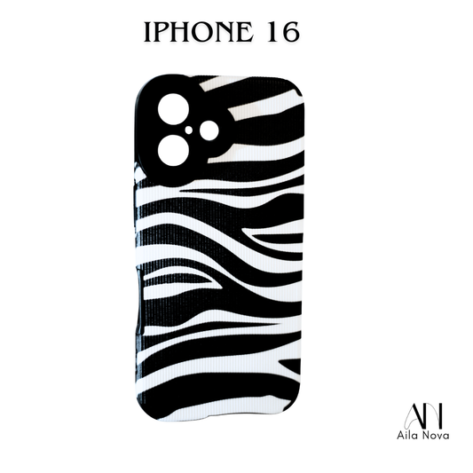 Funda para iPhone 16 diseño CEBRA – Carcasa protectora elegante y resistente