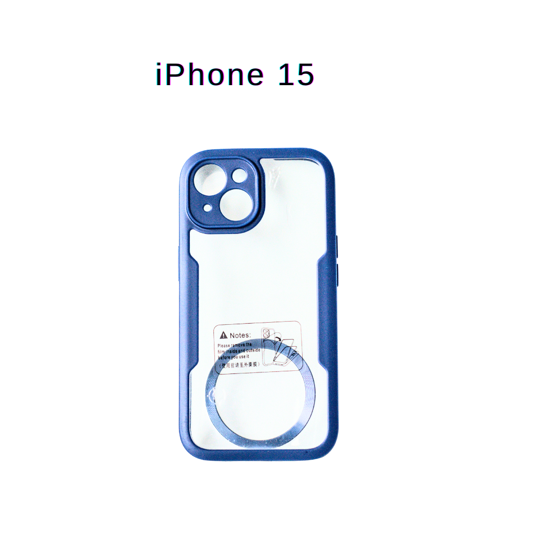 Funda 360° con Aro Magnético – iPhone 15
Máxima Protección | Compatibilidad MagSafe | Azul | Lila