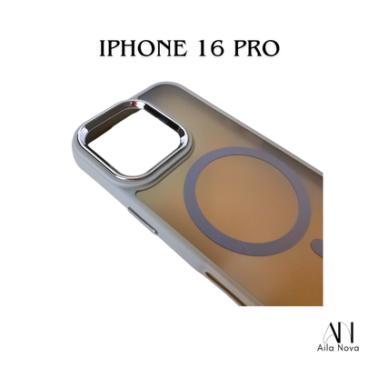 Funda iPhone 16 PRO MagSafe Frosted