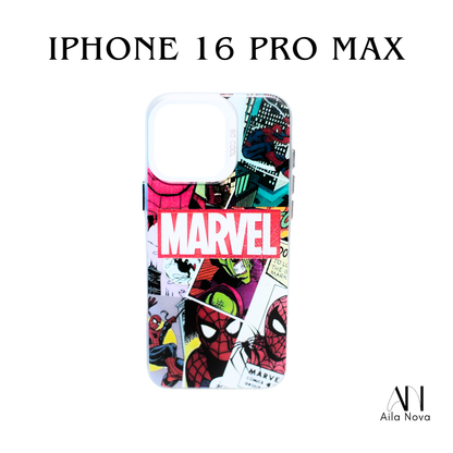 Funda Marvel para iPhone 16 PRO MAX – Diseño SPIDERMAN