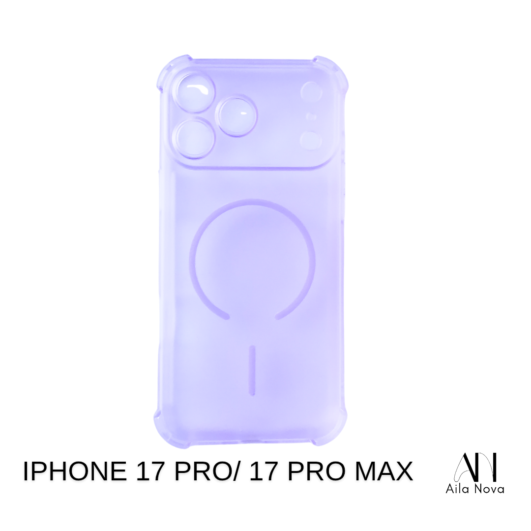 Funda MagSafe AntiShock iPhone 17 PRO | Lila | Celeste