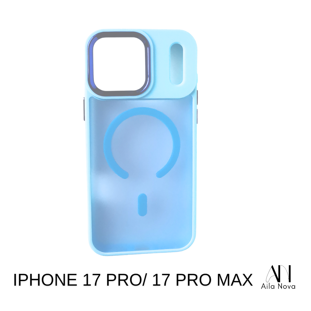 Funda iPhone 17 PRO MAX CELESTE