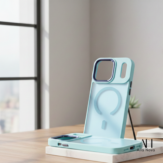 Funda iPhone 17 PRO MAX CELESTE