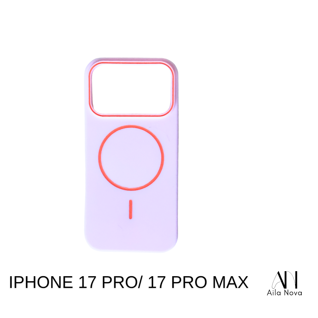 Funda MagSafe Soft Touch – iPhone 17 PRO MAX |Rosa |Celeste| Negro