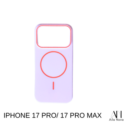 Funda MagSafe Soft Touch – iPhone 17 PRO MAX |Rosa |Celeste| Negro