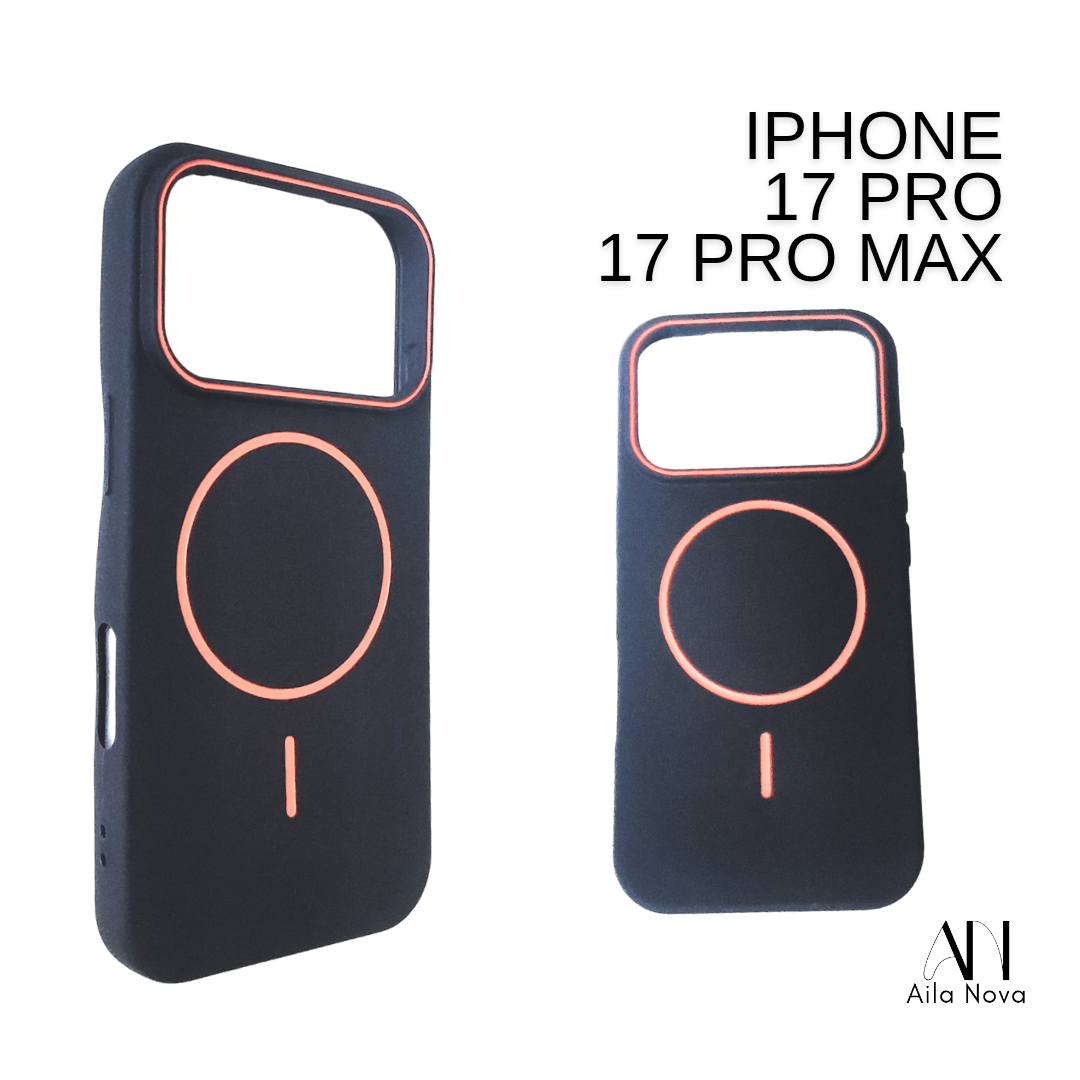 Funda MagSafe Soft Touch – iPhone 17 PRO MAX |Rosa |Celeste| Negro