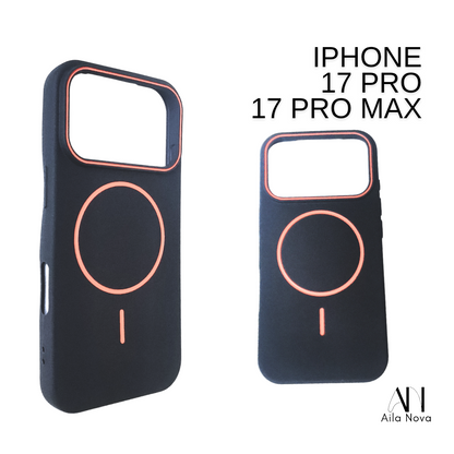 Funda MagSafe Soft Touch – iPhone 17 PRO MAX |Rosa |Celeste| Negro