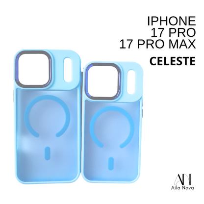 Funda iPhone 17 PRO MAX CELESTE