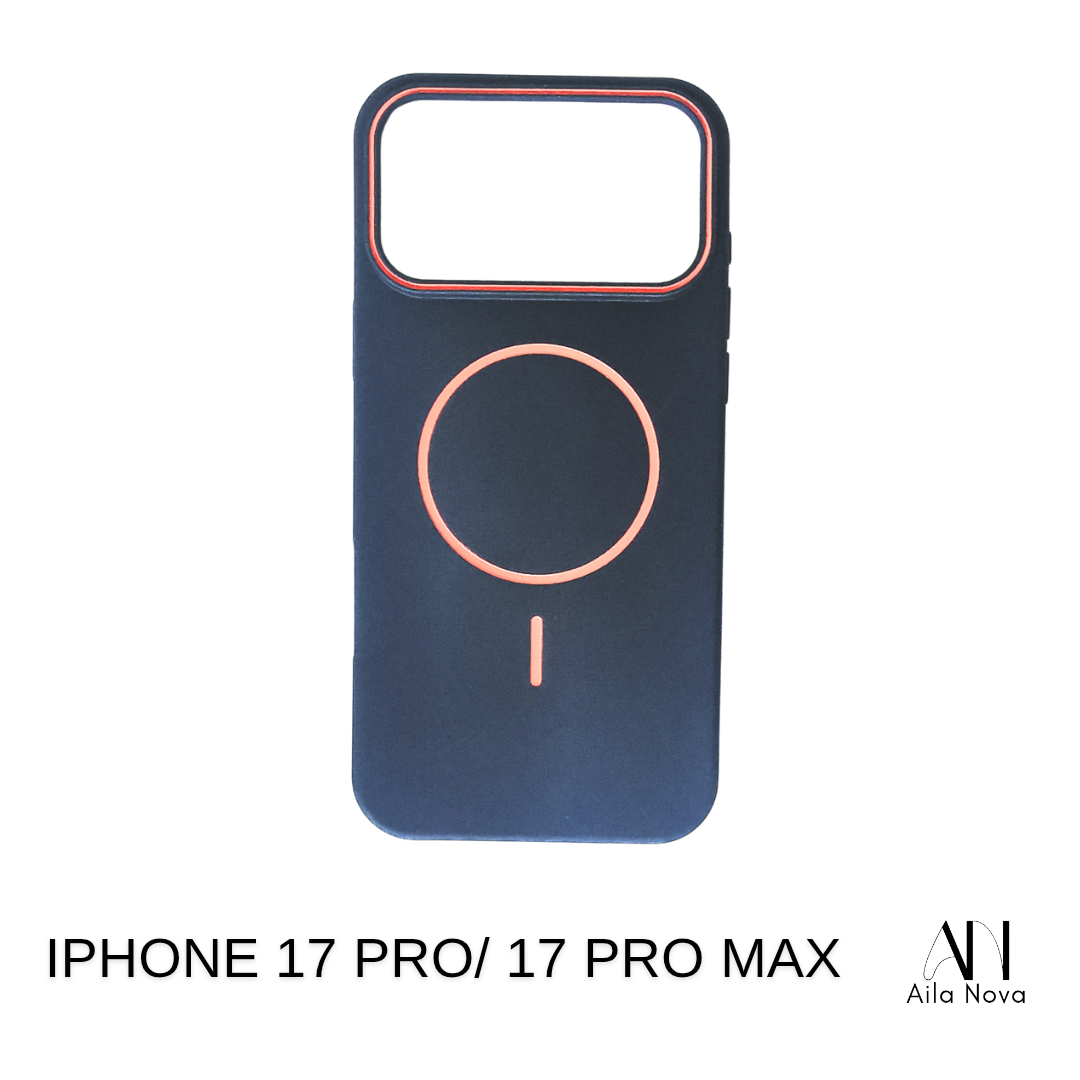 Funda MagSafe Soft Touch – iPhone 17 PRO MAX |Rosa |Celeste| Negro