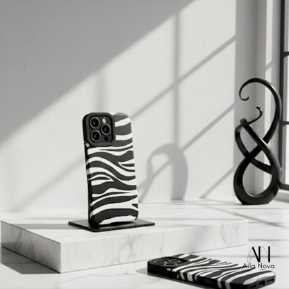 Funda para iPhone 16 PRO MAX diseño CEBRA – Carcasa protectora elegante y resistente