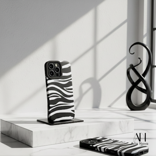 Funda para iPhone 16 PRO MAX diseño CEBRA – Carcasa protectora elegante y resistente